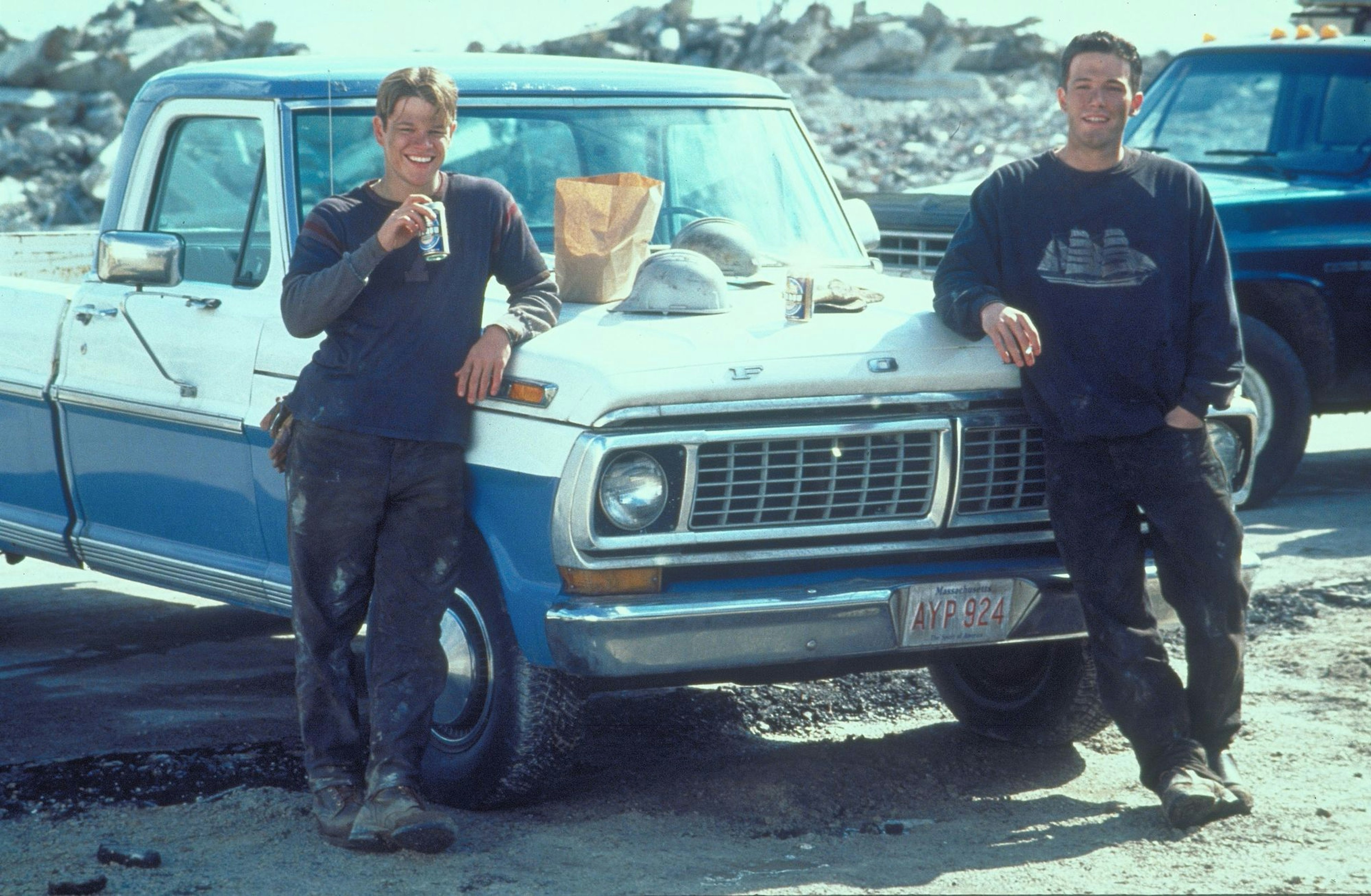 Matt Damon and Ben Affleck appear as uncredited Fenway Park extras in what movie?