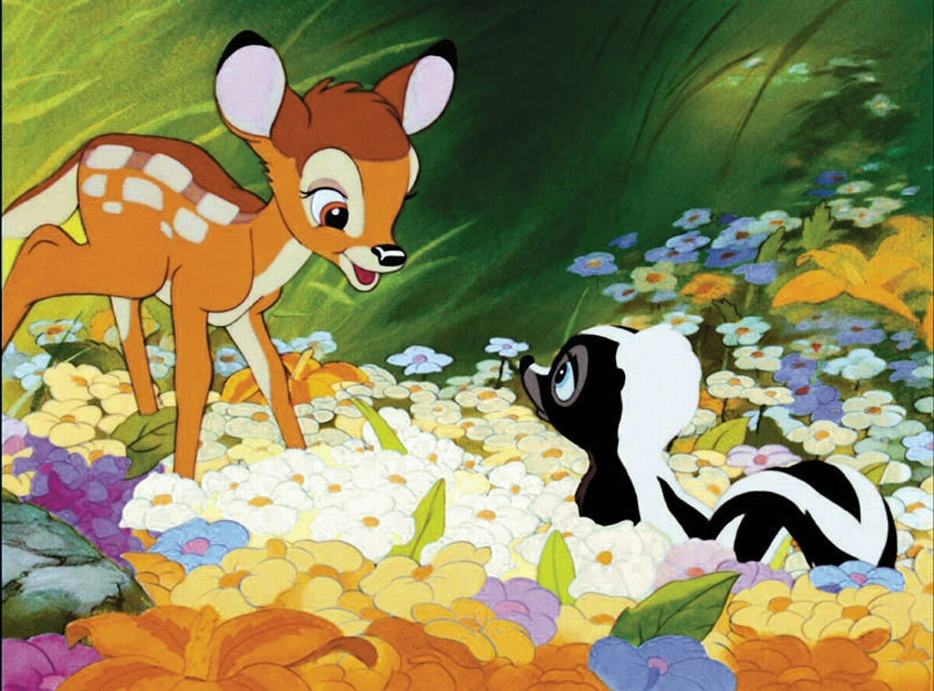 What’s the name of the skunk in Bambi?