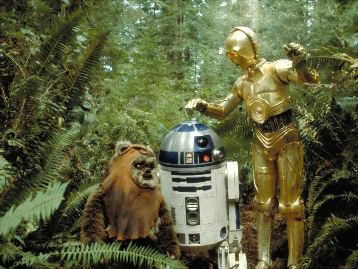 What world do Ewoks live on in Star Wars: Return of the Jedi?