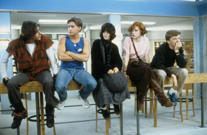 How long did it take John Hughes to write the screenplay for The Breakfast Club?