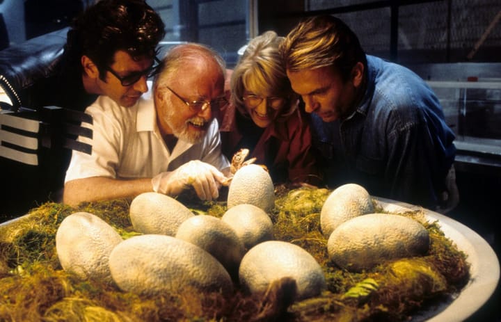 In Jurassic Park, what animal’s DNA do they use to fill in the gap in dinosaur DNA?
