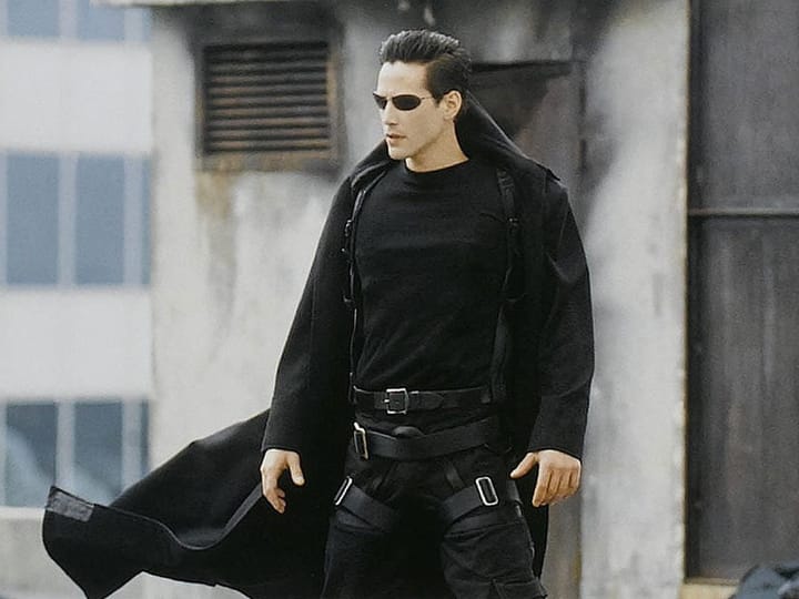 Who almost played the role of Neo in "The Matrix" instead of Keanu Reeves?